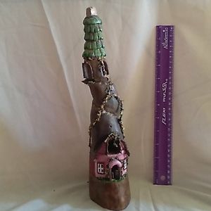 Whimsical fairy, elf, hobbit dwellings